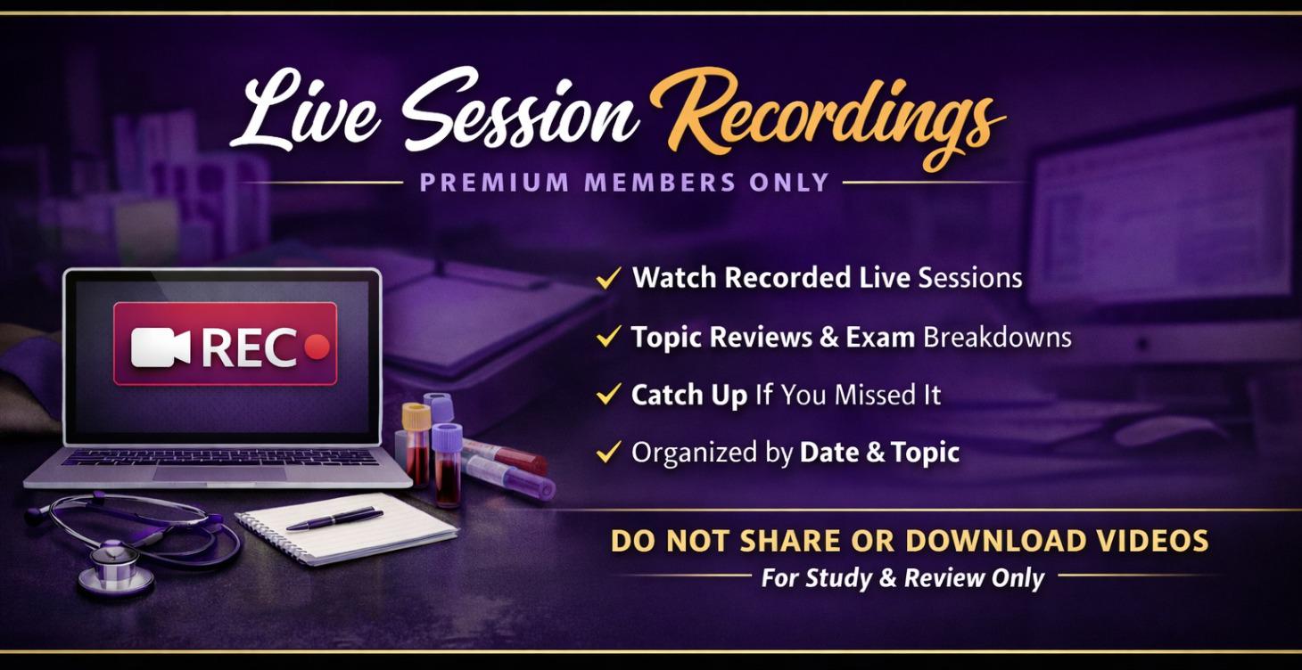 Live Session Recordings (Premium Access Only)