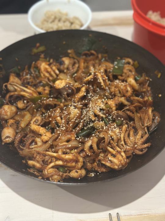 韓式辣炒小章魚