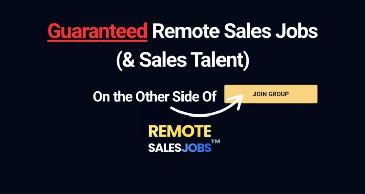Remote Sales Jobs