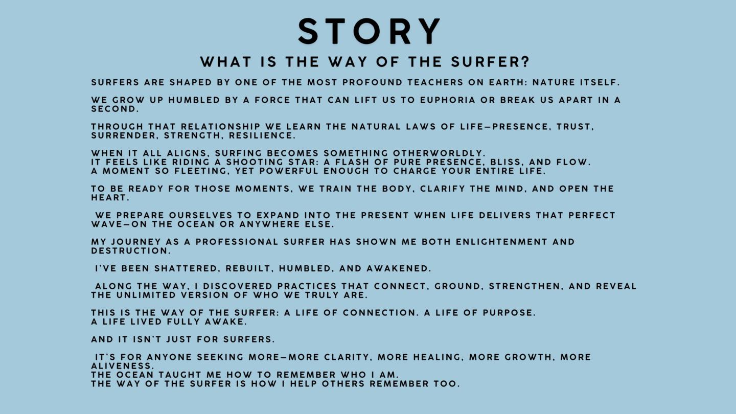 The Way Of The Surfer