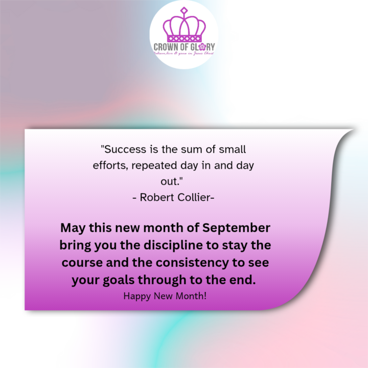 New beginnings, New Opportunities! Happy New Month!