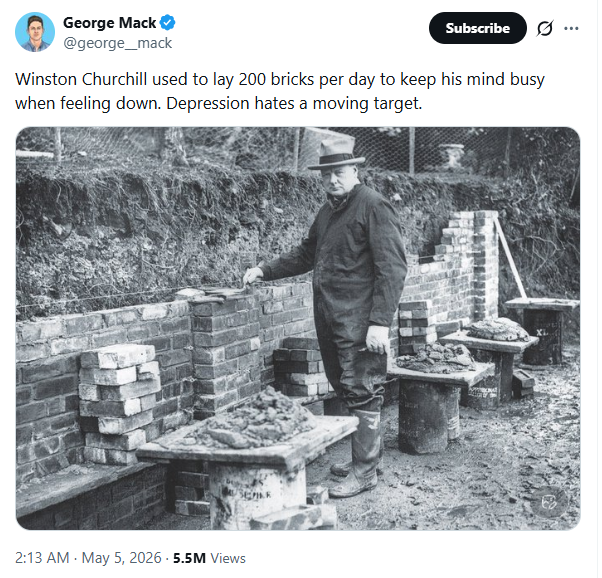 Depression hates a moving target