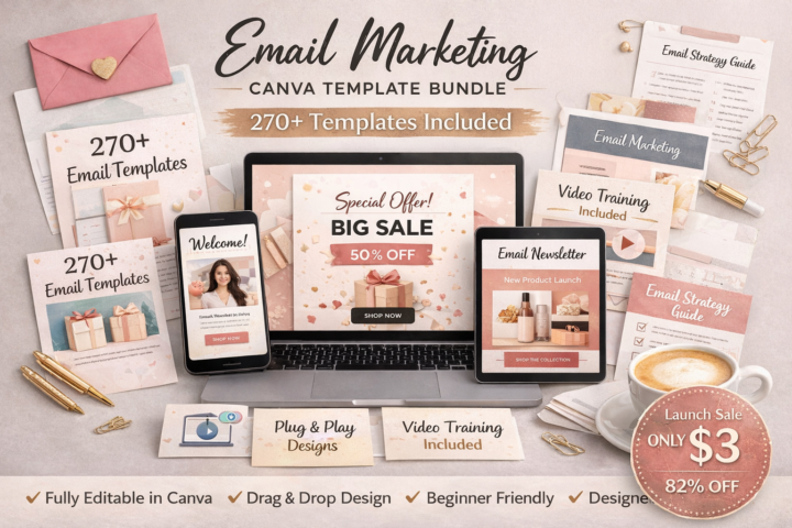 Email Marketing Canva Template Bundle