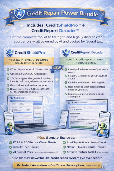 Premium AI Bundle (Credit Repair)
