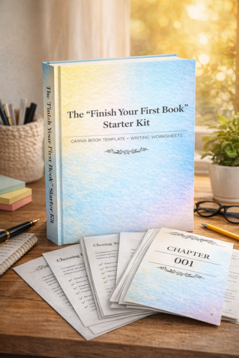 The “Finish Your First Book” Starter Kit