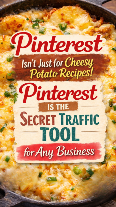 Pinterest Isn’t Just for Cheesy Potato Recipes – It’s Your Secret Evergreen Traffic Machine for Any Small Business 