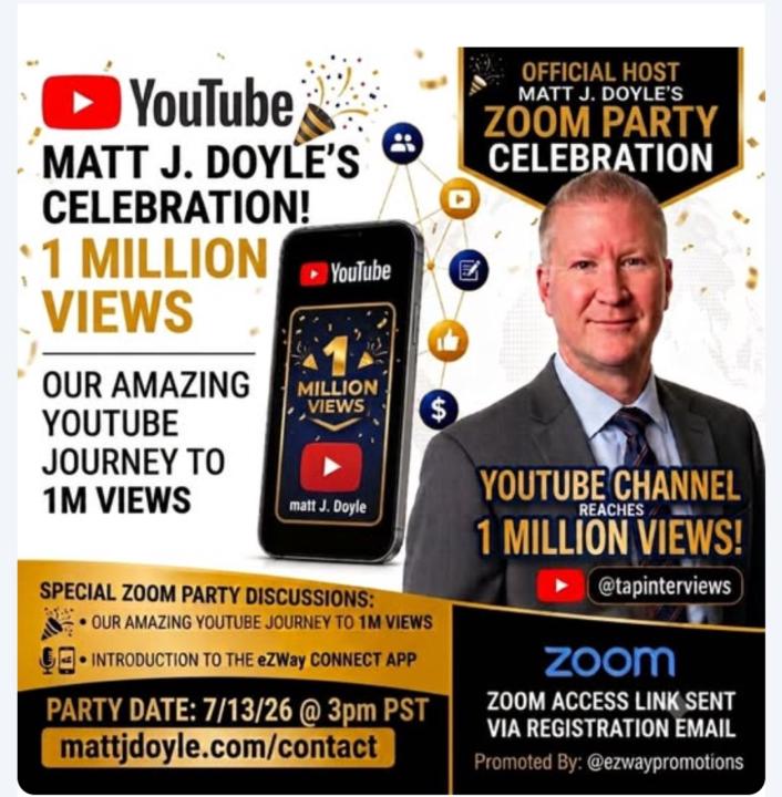 Get more visibility: Learn from Matt Doyle who has reached 1 million views 