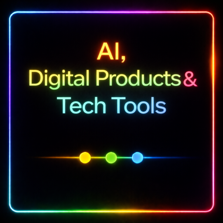 🟡🟢🔵 Category: AI, Digital Products & Tech Tools