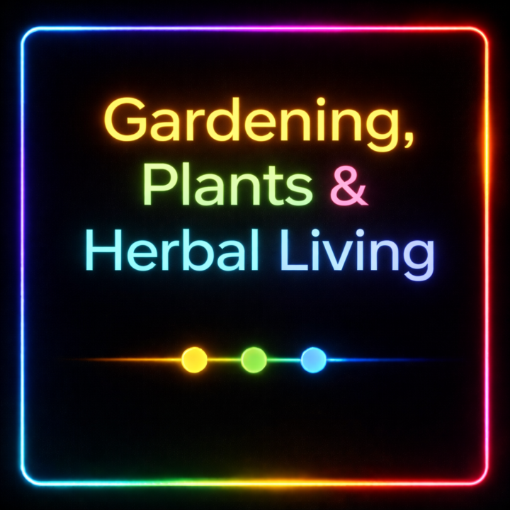 🟡🟢🔵 Category: Gardening, Plants & Herbal Living