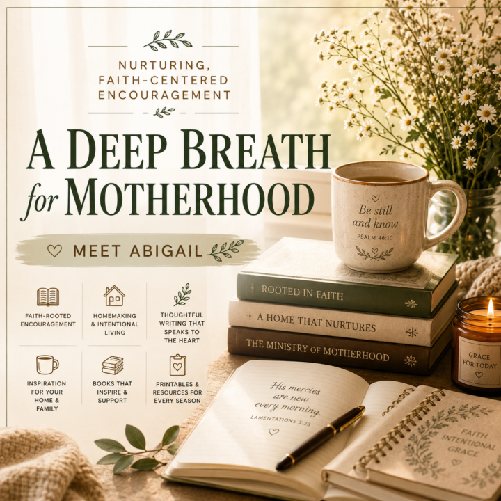 ✨ Nurturing, faith-centered encouragement for moms. 🌿 Meet Abigail.
