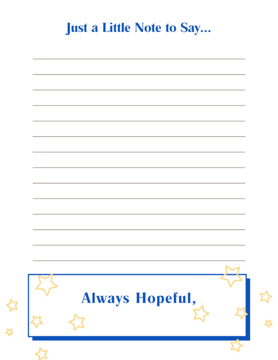 FREE Personalized Stationery in 4 Different Languages