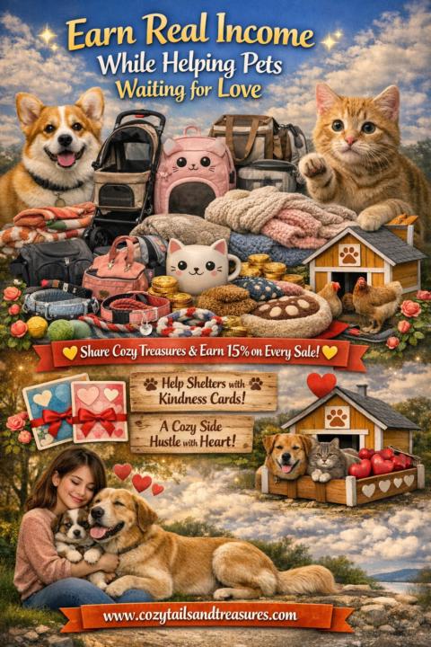 💛✨ Earn an Income While Helping Pets Waiting for Love