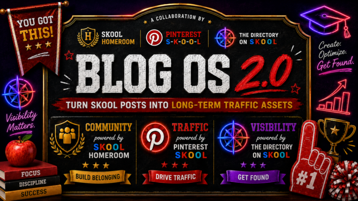 👀🤯 Your Skool posts can keep bringing in traffic for weeks, months, or even years after you publish them.