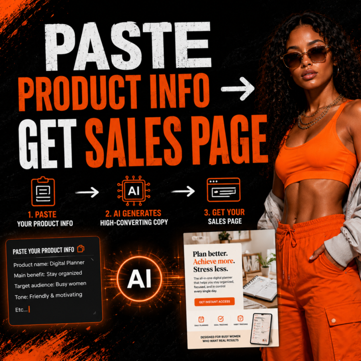 🔥 CREATE A SCROLL-STOPPING SALES PAGE FOR YOUR BEACONS OR STAN STORE- IN MINUTES 🔥