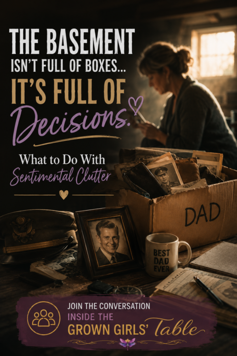 The Basement Isn’t Full of Boxes… It’s Full of Decisions | Handling Sentimental Clutter 📦