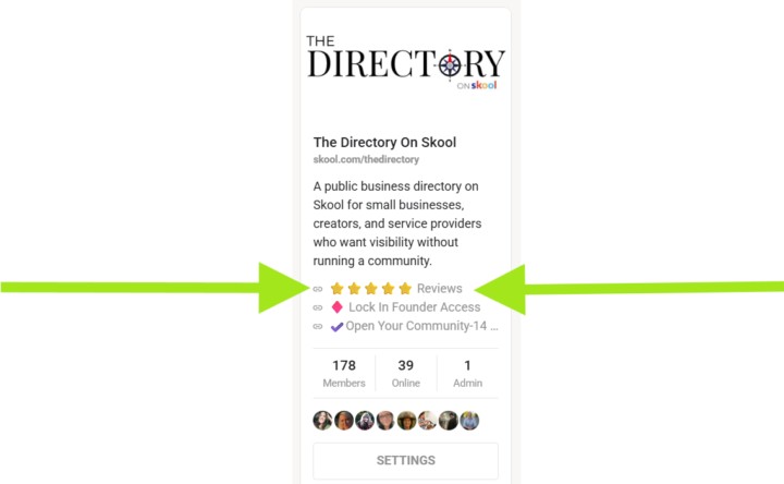 Would having reviews make your decision to join a community easier?