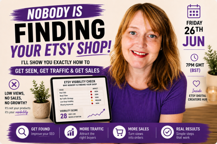 Nobody is finding your Etsy shop...