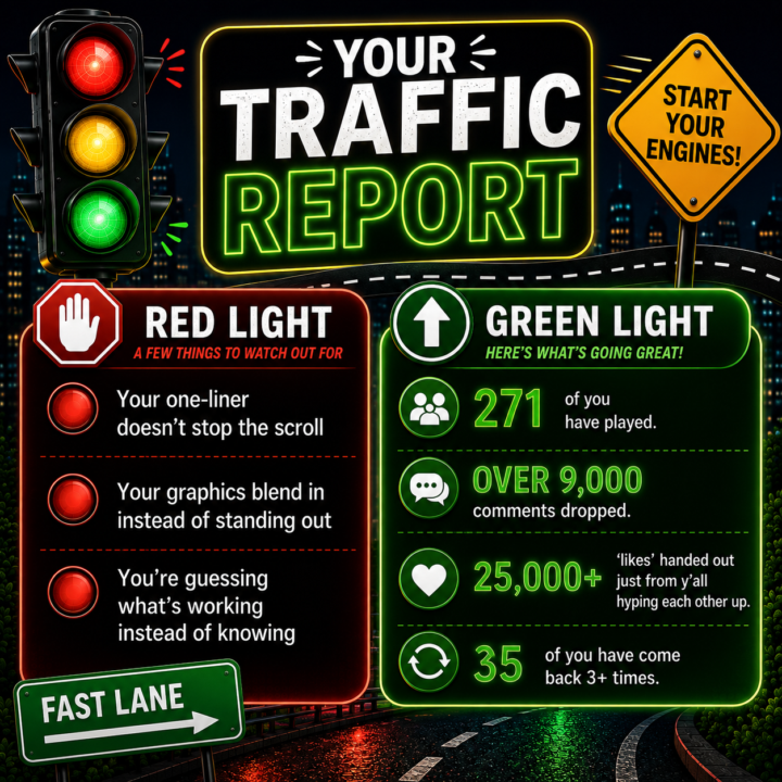 🚦 I'm about to geek out… and Red Light Green Light is BACK!