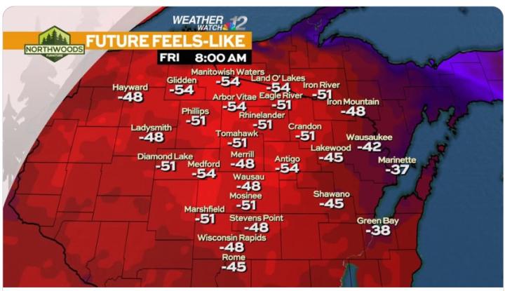 Alright… the local forecast here just got insane. 🥶