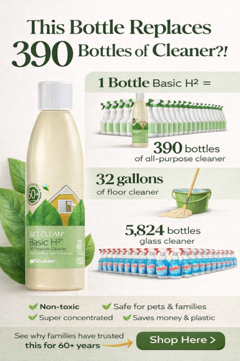 What if a few cleaning products could replace almost everything under your sink?