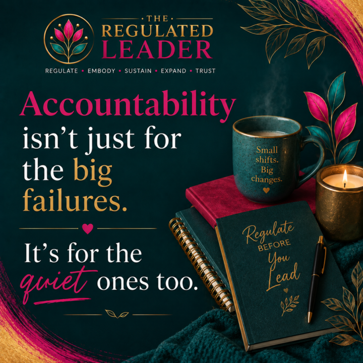Accountability isn't just for the big failures. It's for the quiet ones too.