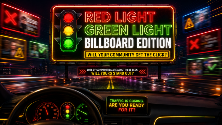 🚦 Red Light, Green Light: Billboard Edition!  Let's get ready for the GOOOO!