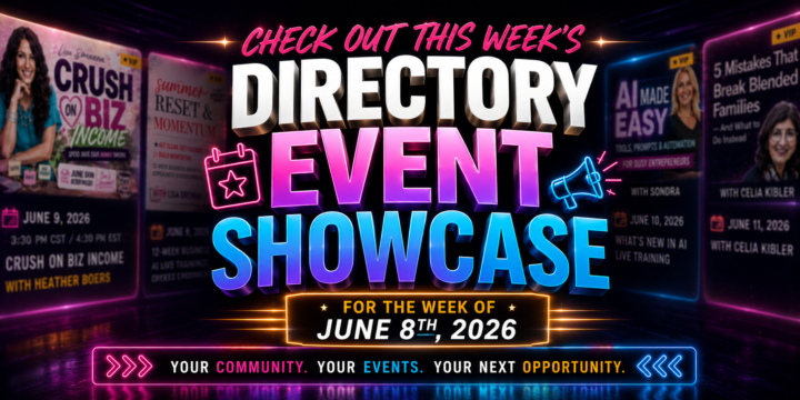 Here's What's Happening - Week Of June 8th! 