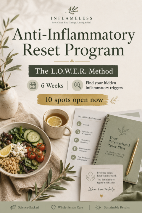 Now Enrolling: A 6-Week Program for People Who "Eat Clean" and Are Still Inflamed (10 Spots, August)