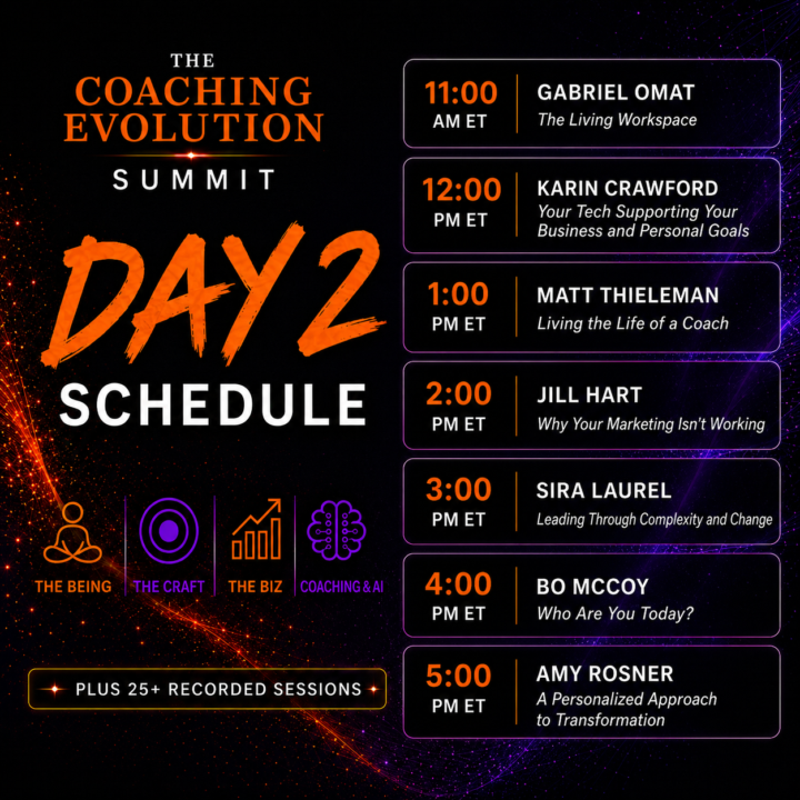 Calling all Coaches...