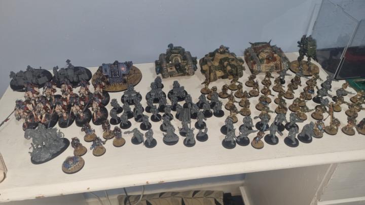 My entire Imperial Guard -5 scions