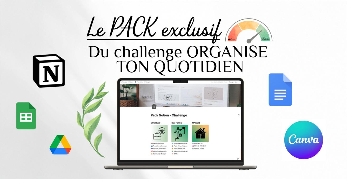 BONUS - Le pack Exclusif Challenge