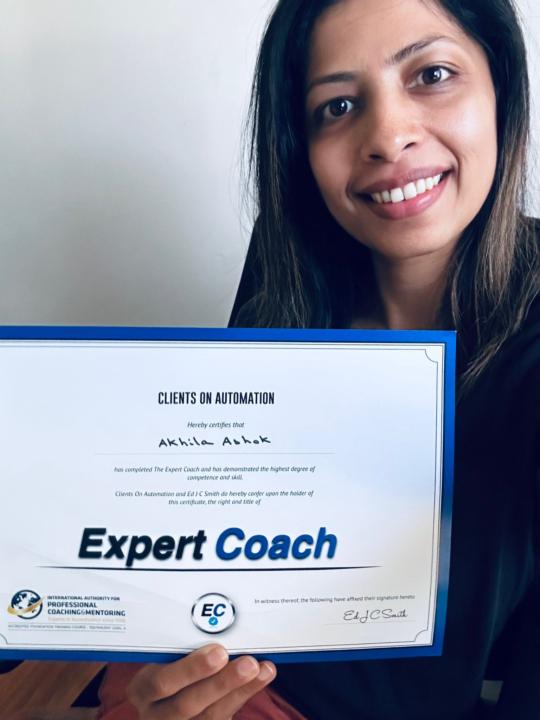 Expert Coach... Certified!