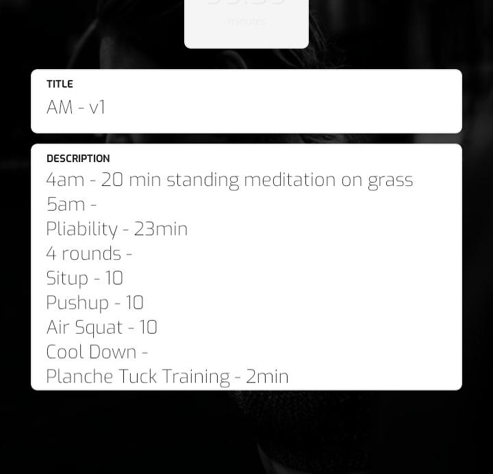 Morning Routine