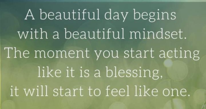 Start your day on a positive note! 