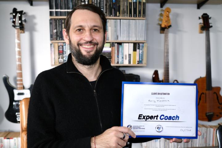 Received my Expert Coach certificate in the post today – it made it all the way to Sydney, Australia!