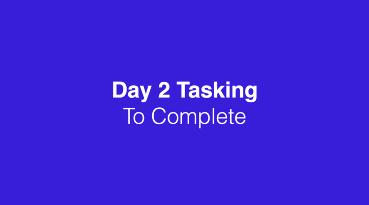 Day 2 Tasking - Expert Coach Accelerator - 