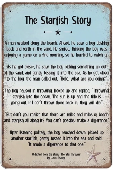 The starfish story