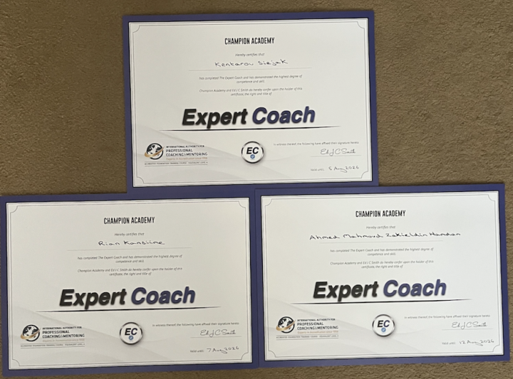 New Certified Coaches in the house!!!!