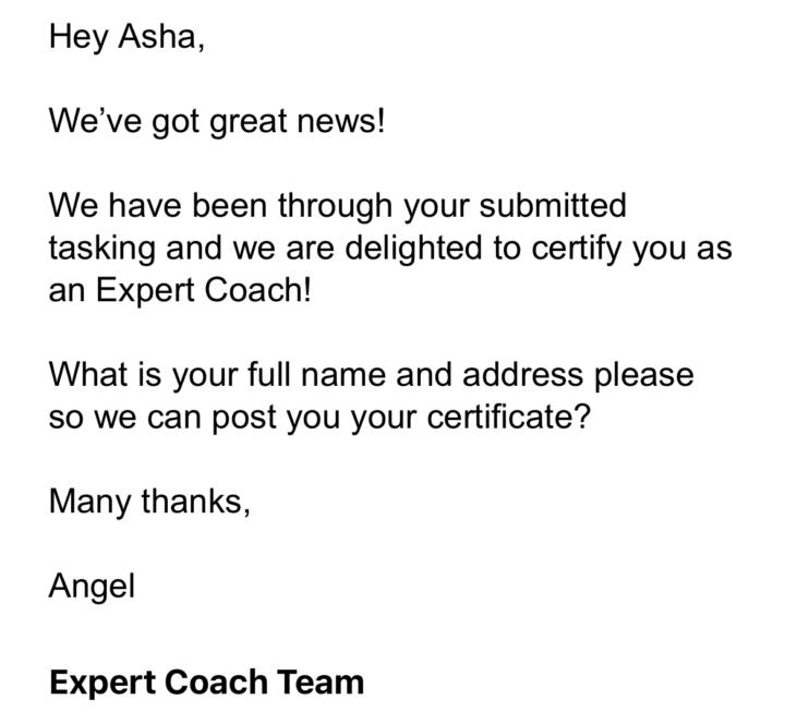 Yaaaaaay!!! It’s happening - getting certified