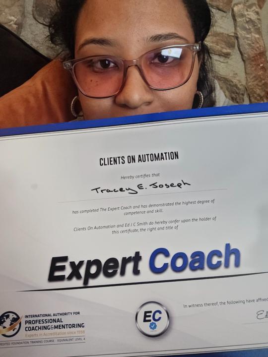 My Certificate Arrived 