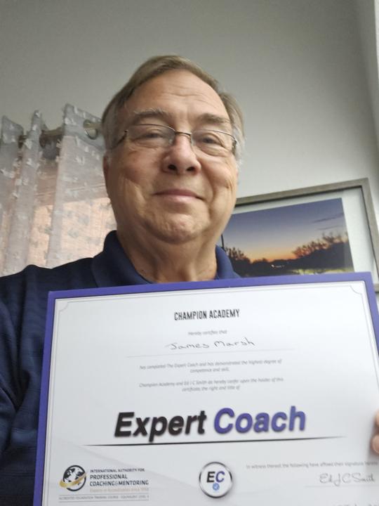Received my Expert Coach Certificate
