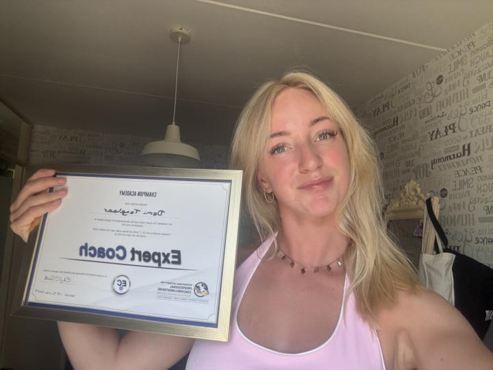 Proud to officially be an Expert Coach! 🤍