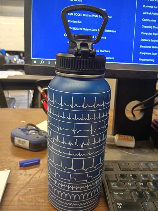 Love the EKG Water Bottle