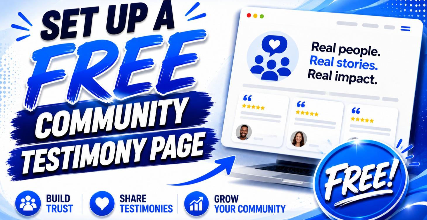 How to set up a free Testimonial page