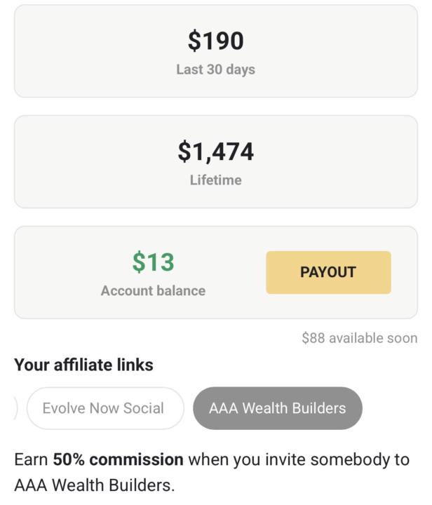 Cha-Ching, recurring commissions