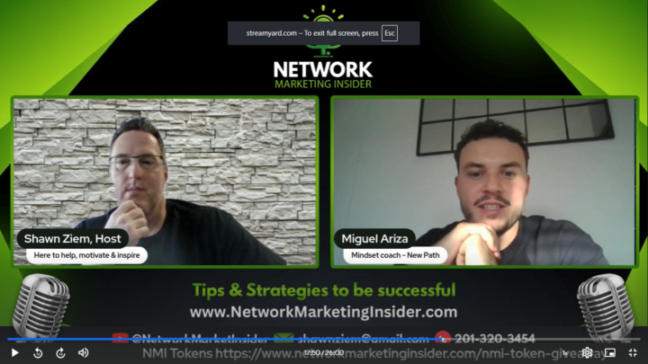 Recorded another epsiode for Network Marketing Insider