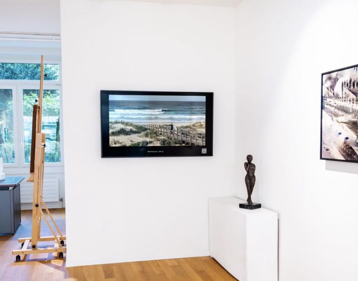Work got exhibited in Thomson Gallery in Switzerland