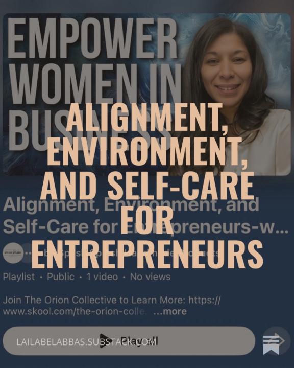 Podcast on Entrepreneurship and Self-Care 