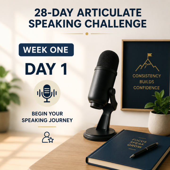 Week One - Day 1: Articulate Speaking