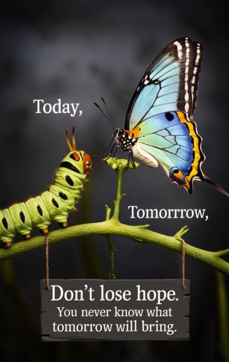 Don’t lose hope